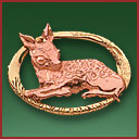 red fawn (oval)