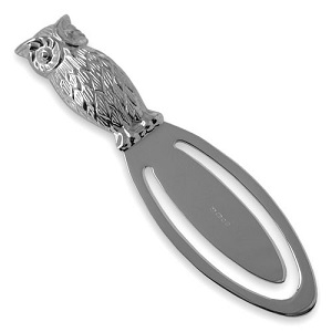 Sterling Silver Owl Bookmark (CPS1539)