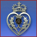 Heart and Thistle Brooch (CB48)